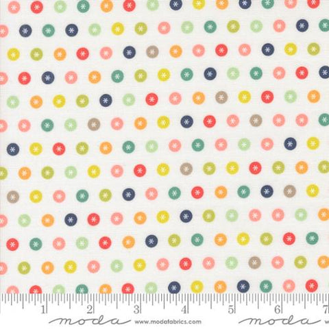 "Raspberry Summer"-Dots Dots Cloud by Sherri & Chelsi for Moda