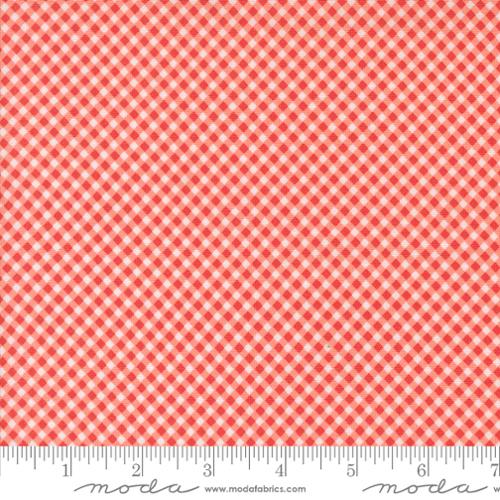 "Raspberry Summer"-Carnation Gingham by Sherri & Chelsi for Moda