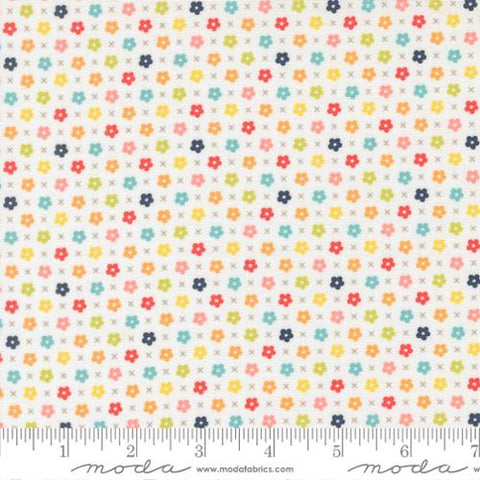 "Delightfully Yours"-Blooms Small Floral Cloud by Sherri & Chelsi for Moda
