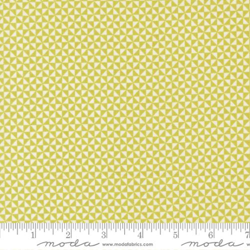 "Delightfully Yours"-Pinwheel Chartreuse by Sherri & Chelsi for Moda