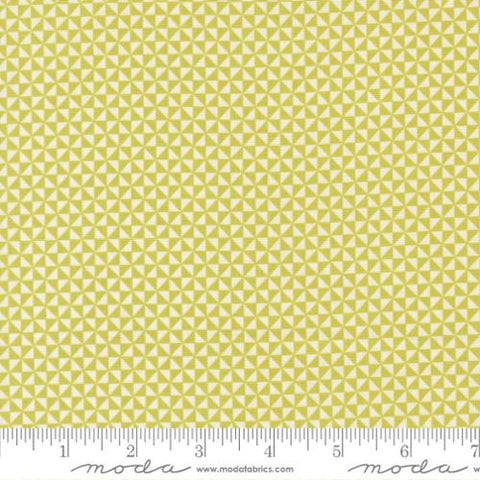"Delightfully Yours"-Pinwheel Chartreuse by Sherri & Chelsi for Moda