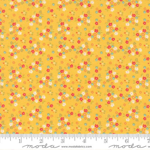 "Delightfully Yours"-Posie Small Floral Buttercup by Sherri & Chelsi for Moda