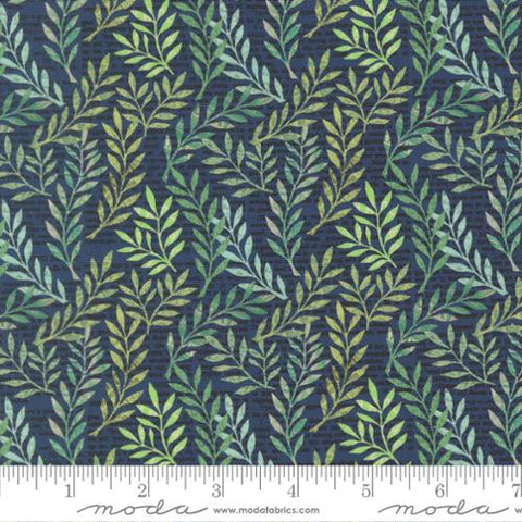 "Paper Hamlet"-Foliage Blenders Midnight by Cathe Holden for Moda