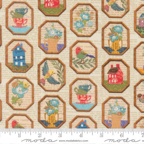 "Paper Hamlet"-Frames Novelty Paper by Cathe Holden for Moda