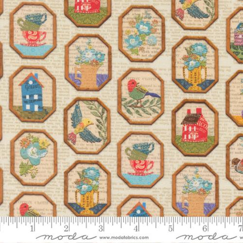"Paper Hamlet"-Frames Novelty Paper by Cathe Holden for Moda