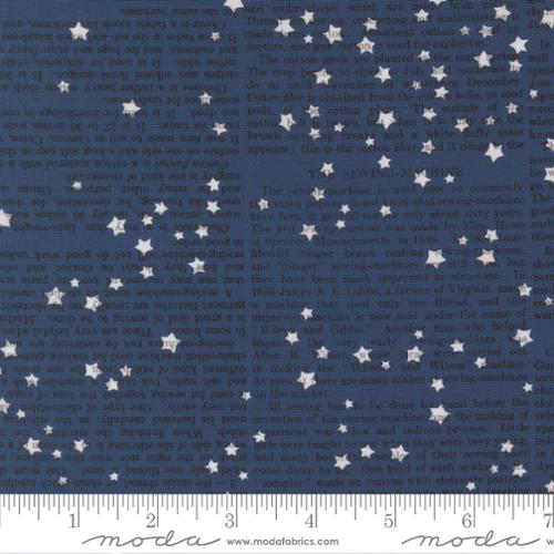 "Paper Hamlet"-Paper Stars Midnight by Cathe Holden for Moda