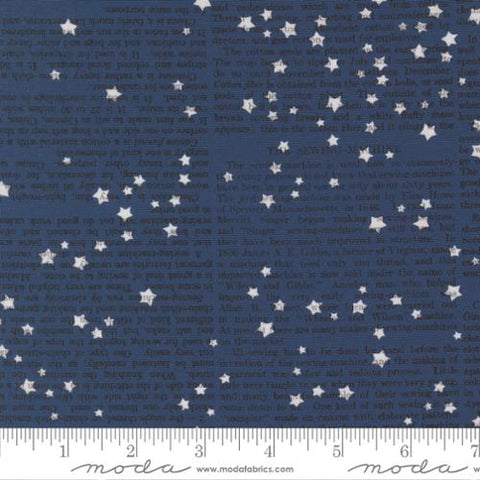 "Paper Hamlet"-Paper Stars Midnight by Cathe Holden for Moda