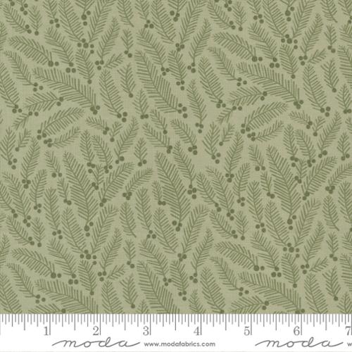 "Christmas Eve"-Sprigs Blenders Sage by Lella Boutique for Moda