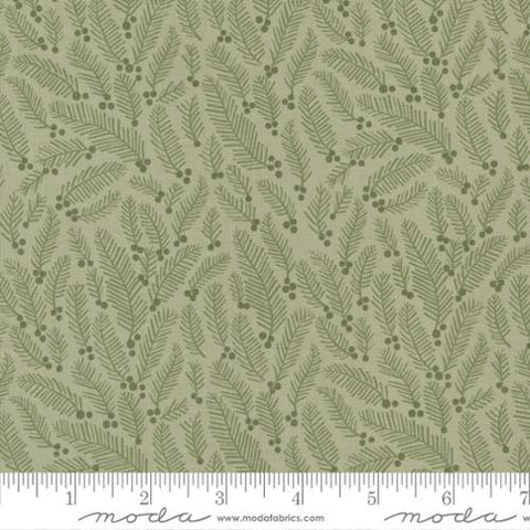 "Christmas Eve"-Sprigs Blenders Sage by Lella Boutique for Moda