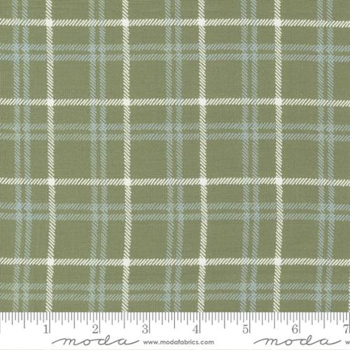"Christmas Eve"-Yuletide Plaid Checks and Plaids Pine by Lella Boutique for Moda