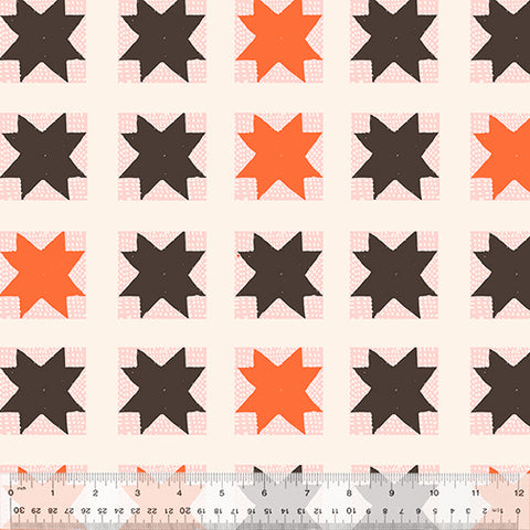 "COUNTRY MOUSE"- Quilt Top Pale Blush by Heather Ross for Windham