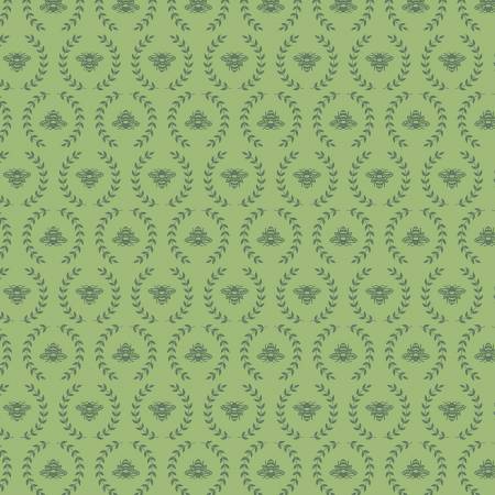 "Clover & Dot"-Green Bee by Allison Harris for Windham Fabrics