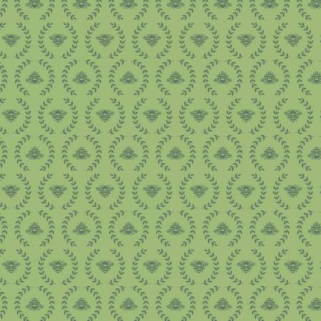 "Clover & Dot"-Green Bee by Allison Harris for Windham Fabrics