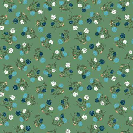 "Clover & Dot"-Viridian Clover by Allison Harris for Windham Fabrics