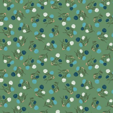 "Clover & Dot"-Viridian Clover by Allison Harris for Windham Fabrics
