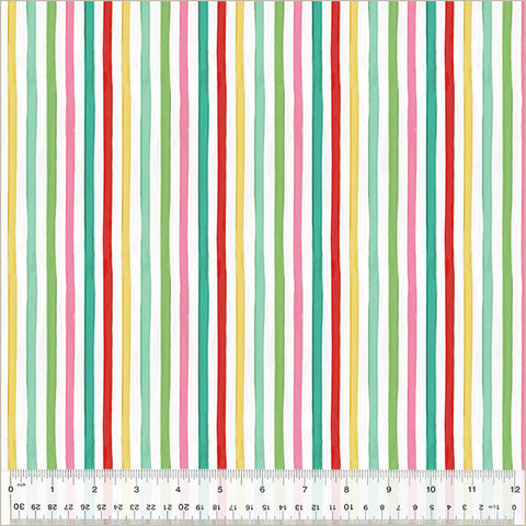 "Christmas Village"-Festive Stripe Multi by Whistler Studios from Windham