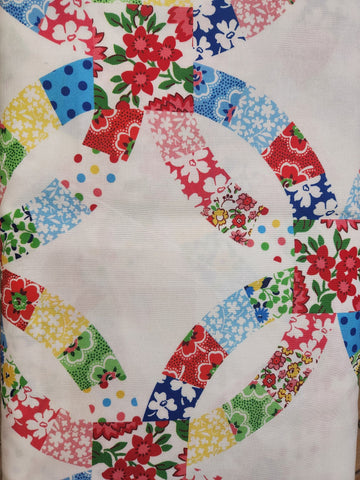 "Merry Go Round"-Double Wedding Ring Cheater by Windham Fabrics