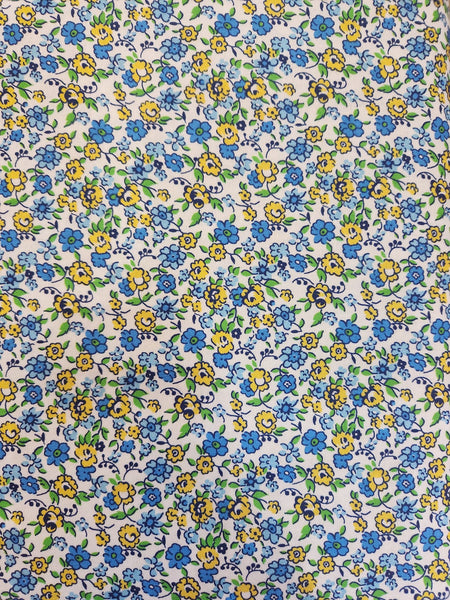 "Merry Go Round"-Flowing Flowers Blue by Windham Fabrics