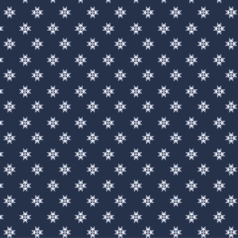 " Front Porch" Navy Quilt Star by Allison Harris for Windham Fabrics