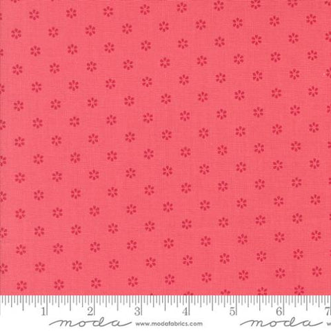 "Summertime"-Sunshine Small Floral Dark Pink by Camille Roskelley for Moda