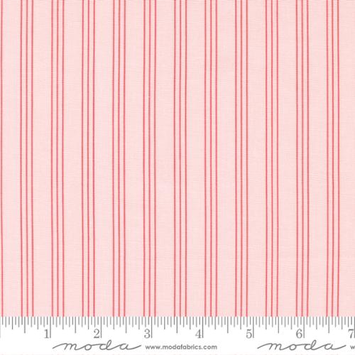 "Lighthearted"-Stripe Light Pink by Camille Roskelley for Moda