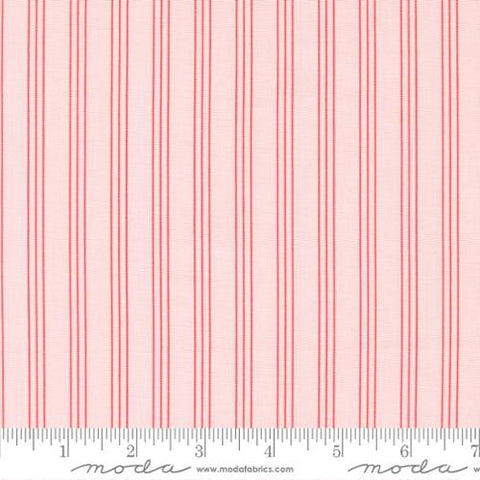 "Lighthearted"-Stripe Light Pink by Camille Roskelley for Moda