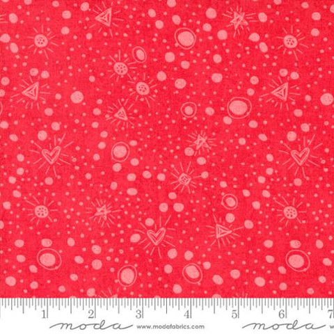 "Fruit Loop"-Sparkles Rhubarb by Basic Grey for Moda