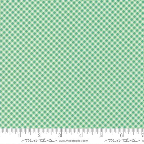 "Strawberry Lemonade"-Gingham Mint by Sherri & Chelsi for Moda