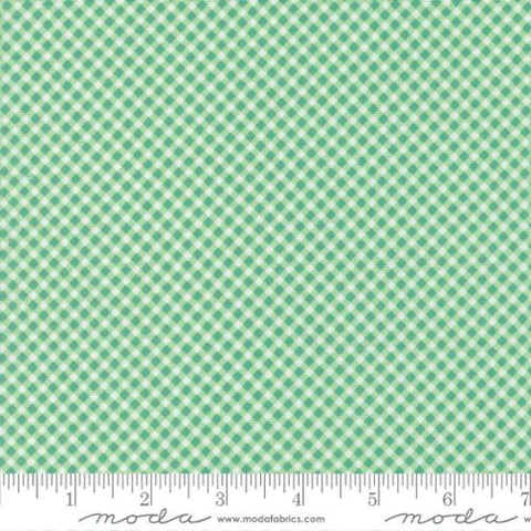 "Strawberry Lemonade"-Gingham Mint by Sherri & Chelsi for Moda