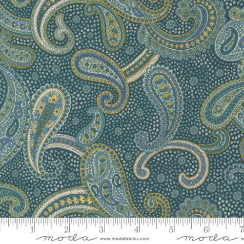 "Chelsea Garden"-Paisley Peacock for Moda