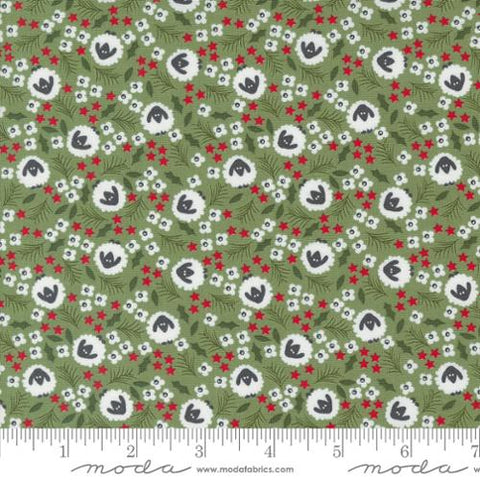 "Starberry"-Woolen Green by Corey Yoder for Moda
