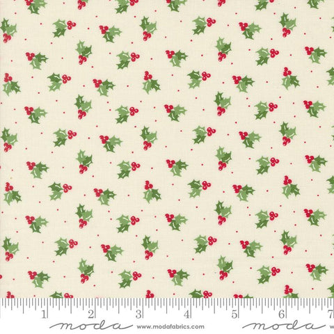 "Once Upon A Christmas"-Merry Berries Snow by Sweetfire Road for Moda