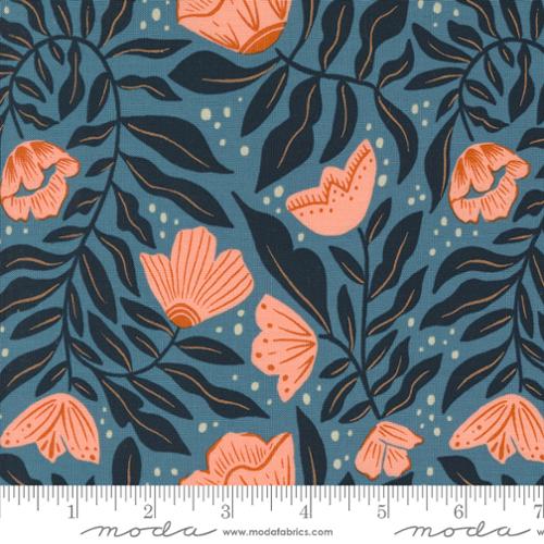 "Folk Lore"-Dancing Flowers Lake by Fancy That Design House for Moda