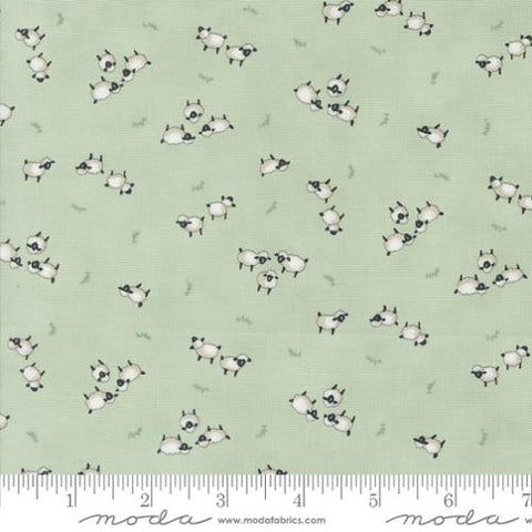 "Willow's Farm"-Sheeps In The Pasture Willow by Deb Strain for Moda