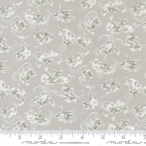 "Cat Named Stitch" Grey by Camille Roskelley for Moda