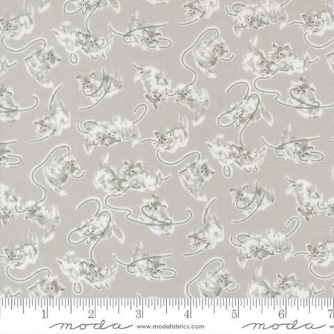 "Cat Named Stitch" Grey by Camille Roskelley for Moda