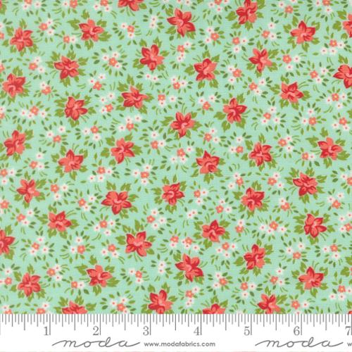 "Bloomsberry" Aqua by Camille Roskelley for Moda