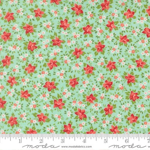"Bloomsberry" Aqua by Camille Roskelley for Moda