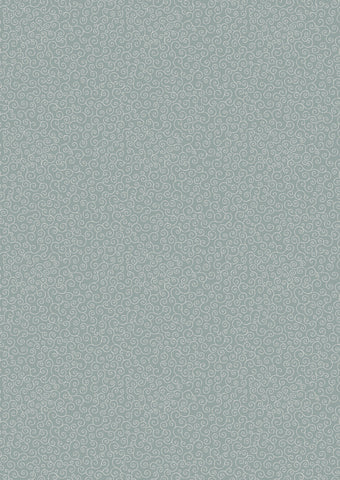 "Cranborne Chase"-   Breezy Scroll On Slate Blue by Lewis & Irene