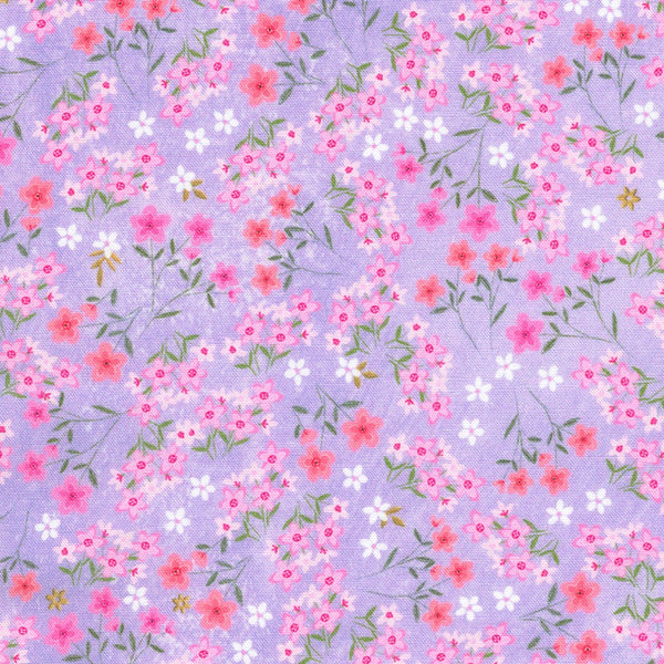 "Happy Easter" Lavender By Dotty and Lottie for Robert Kaufman