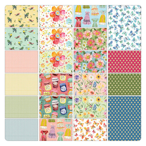 "A Prairie Heart" 10in Squares bundle by Katie Daisy for Benartex