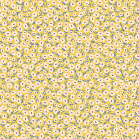 " Bluebells & Buttercups" Sunshine Sugar Daisy By Elea Lutz for Poppie Cotton