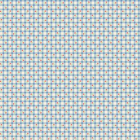 " Bluebells & Buttercups" Tulip Kisses Periwinkle By Elea Lutz for Poppie Cotton