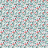 "Granny's Sewing Room"-Blue Bluebirds & Berries by Sheri McCulley for Poppie Cotton