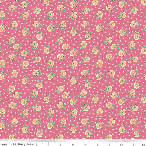 "Home Town"- Lewis Tea Rose by Lori Holt of Bee in My Bonnet for Riley Blake