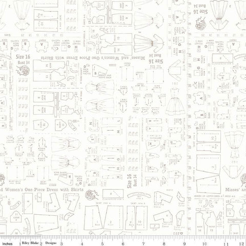 "Home Town"- Patterns Pewter by Lori Holt of Bee in My Bonnet for Riley Blake