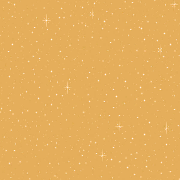 "Christmas Wishes" Starry Sky Gold by The RBD Designers for Riley Blake