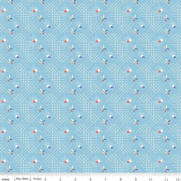"Always in Season" Criss-Cross Sky by American Jane for Riley Blake