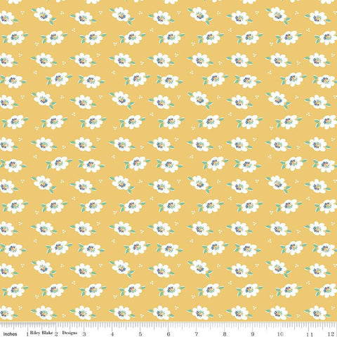 "Always in Season" Lazy Daisy Yellow by American Jane for Riley Blake