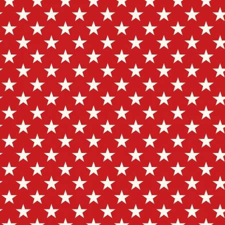 "Freedom Garden"-Stars Red by My Minds Eye for Riley Blake